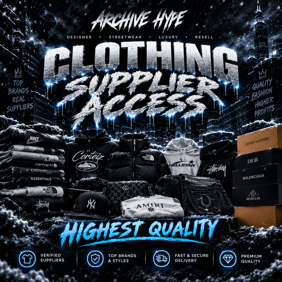 All clothing supplier - ARCHIVE HYPE