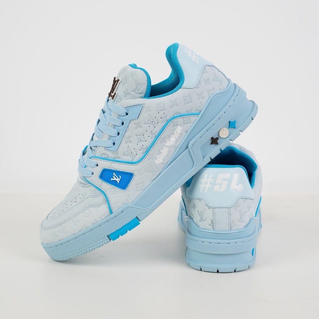 LV sky blue trainers - ARCHIVE HYPE