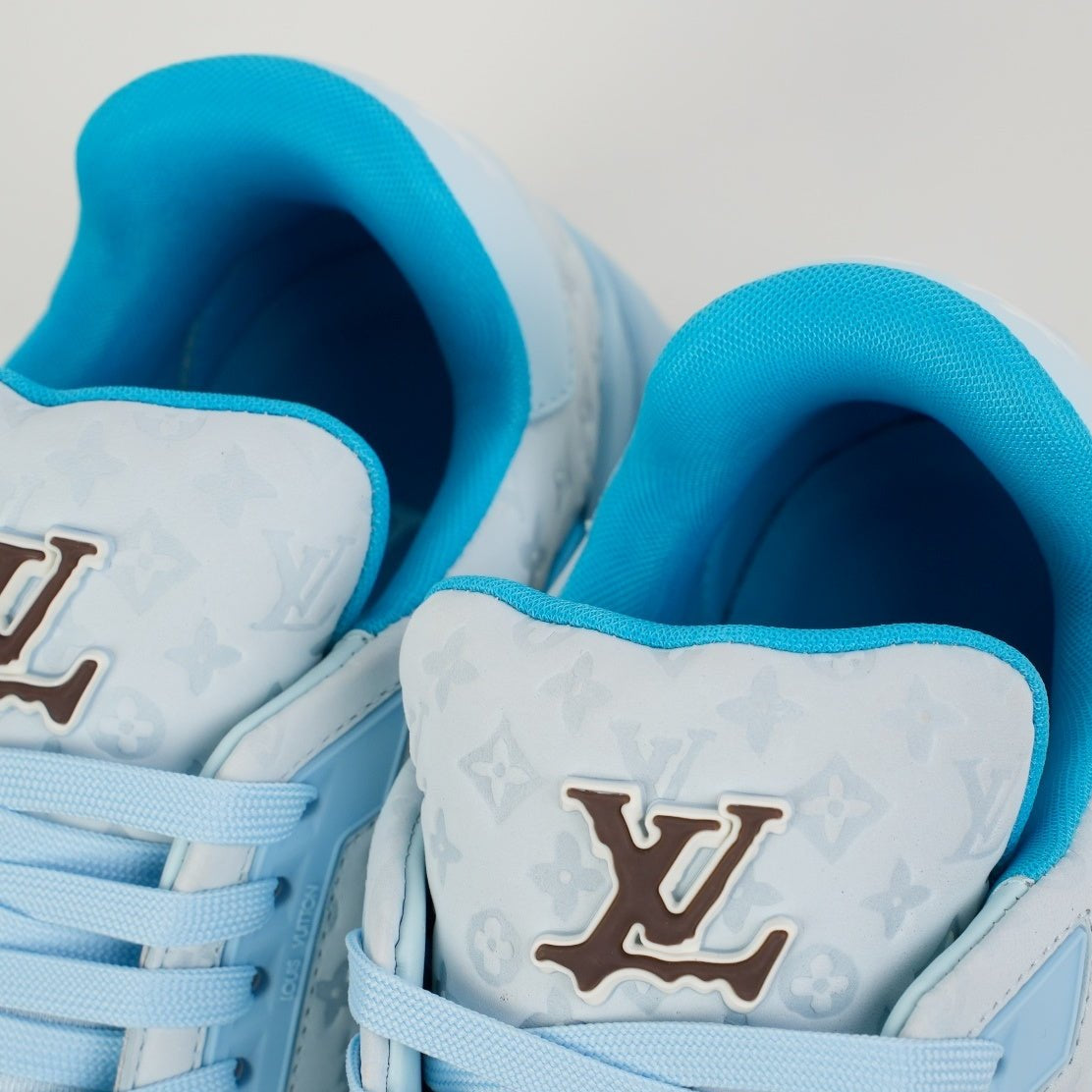 LV sky blue trainers - ARCHIVE HYPE