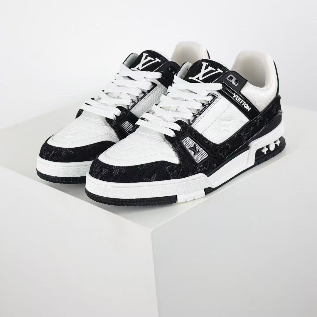 LV trainer black monogram suede - ARCHIVE HYPE
