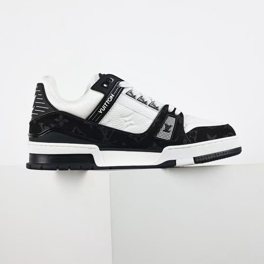 LV trainer black monogram suede - ARCHIVE HYPE
