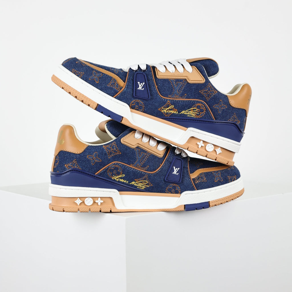 LV trainer denim gold - ARCHIVE HYPE