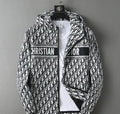 CD fullprint zip-up sweater